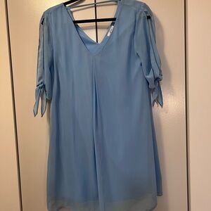 Light Blue Women's Mini Dress